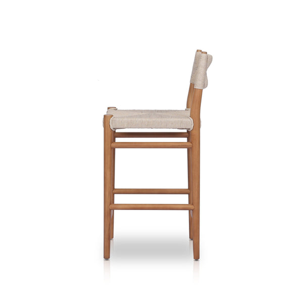 Lomas Bar + Counter Outdoor Stool - Vintage White