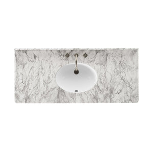 Toulouse Single Wide Vanity - Washed Blonde Oak Veneer