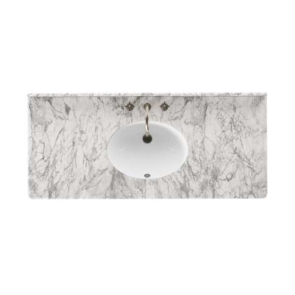 Toulouse Single Wide Vanity - Washed Blonde Oak Veneer