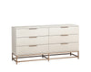 REBEL DRESSER - SMALL - CHAMPAGNE GOLD - CREAM