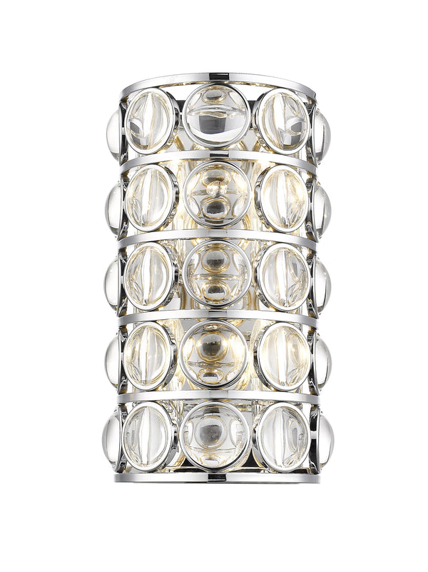 Eternity 4 Light Wall Sconce in Chrome Finish