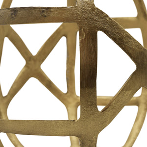 ELONGATED HOURGLASS PENDANT WRAPPED IN NATURAL RAFIA