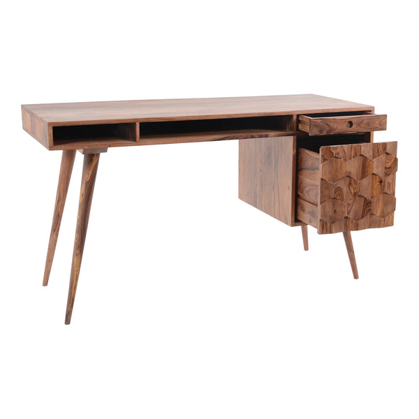Moe's O2 Desk with Sheesham Wood and Drawer