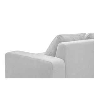 Moe's Thomas Grey Sofa with Feather Blend