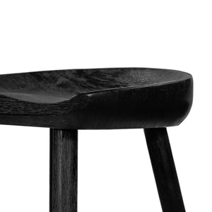 Barrett Stool In Matte Black Parawd In Counter
