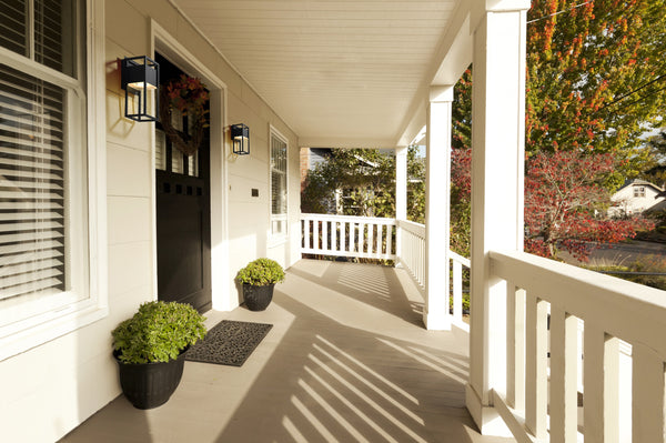 Barwick 1 Light Outdoor Wall Sconce in Black Finish