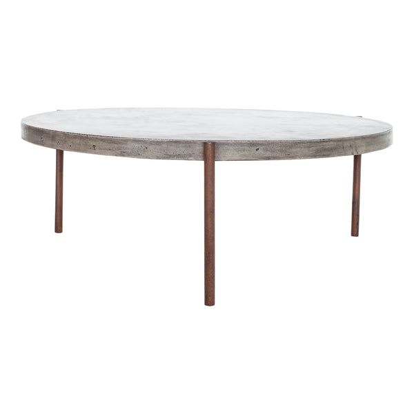 Mendez Outdoor Coffee Table with Fiber-Stone Top