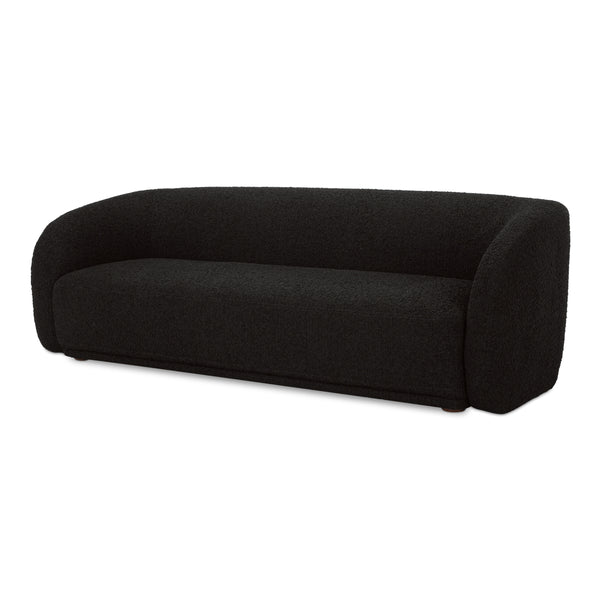 Moe's Faye Black Boucle Sofa