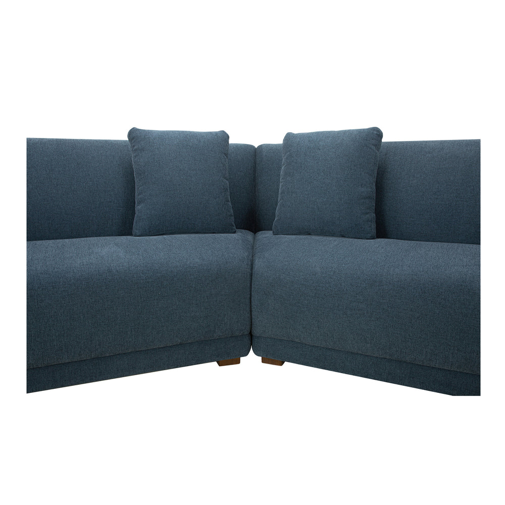 Fraser 2 Piece Modular Sofa in Deep Blue
