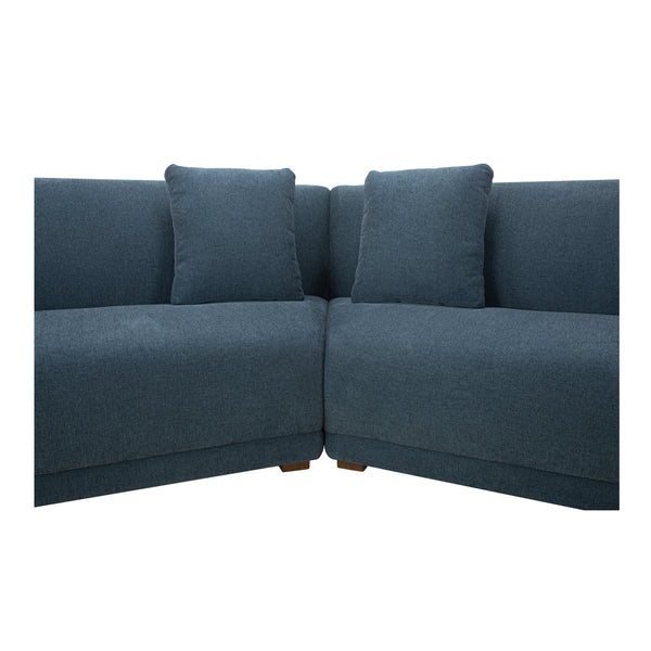 Fraser 2 Piece Modular Sofa in Deep Blue