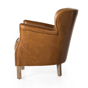 Wycliffe Chair In Vintage Soft Camel