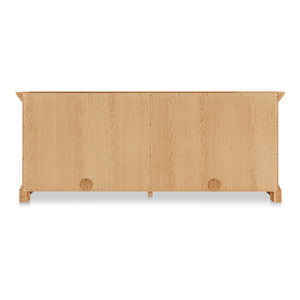 Moe's Raymond Sideboard Natural Oak with Glass Front
