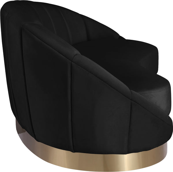 Jesse Chaise In Black Velvet