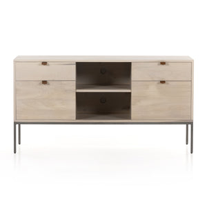 Trey Modular Filing Credenza In Dove Poplar