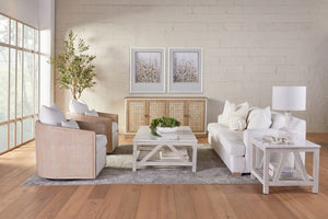 McGuire Swivel Club Chair