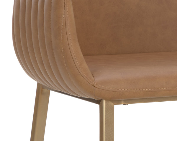 LUCANO COUNTER STOOL - MILLIKEN COGNAC
