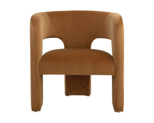 ISIDORE LOUNGE CHAIR - MEG GOLD