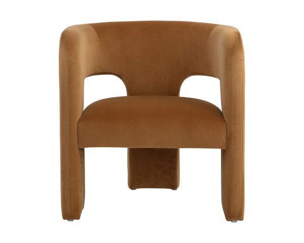 ISIDORE LOUNGE CHAIR - MEG GOLD