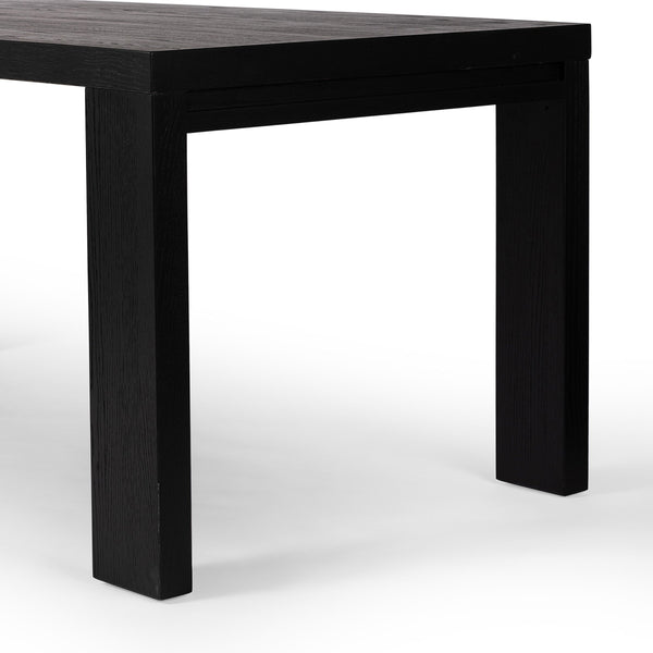 Millie Dining Table - Drifted Matte Black Veneer