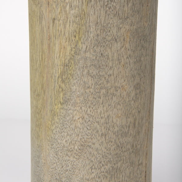 Knox Large Gray-Wash Wood Decorative Object