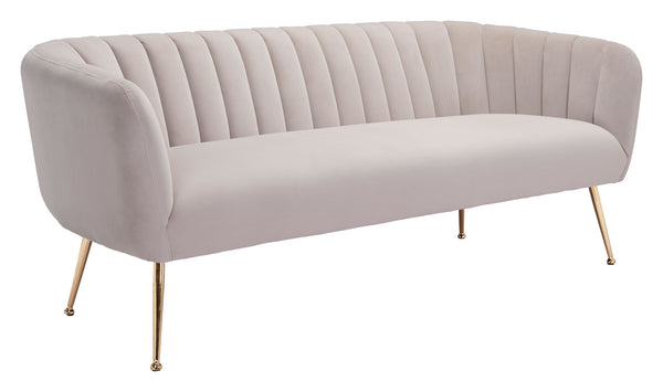 Deco Sofa Beige & Gold