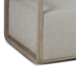 Stroud Outdoor Swivel Chair - Hayes Fog