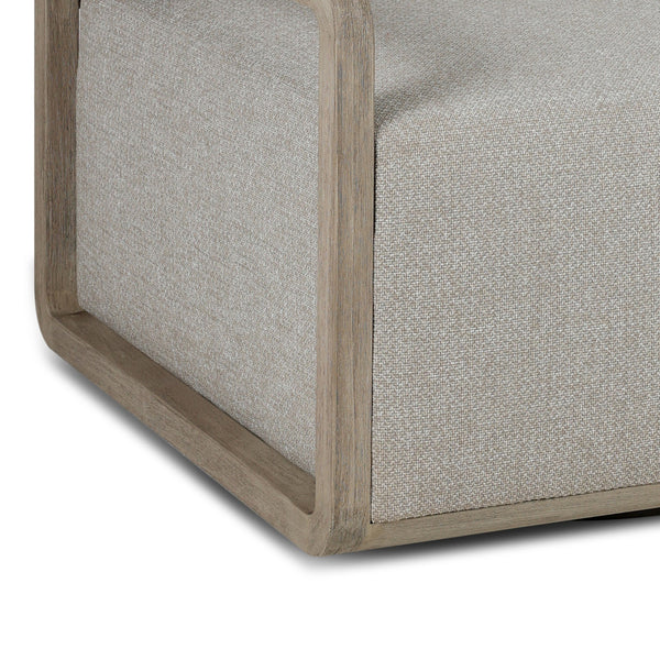 Stroud Outdoor Swivel Chair - Hayes Fog