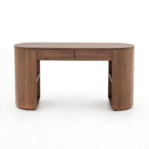 Pilar Desk in Caramel Brown Veneer