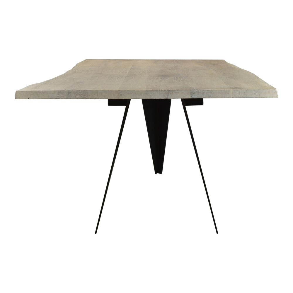 Moe's Bird Dining Table with Solid Oak Live Edge