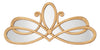 Scroll Mirror, Gold