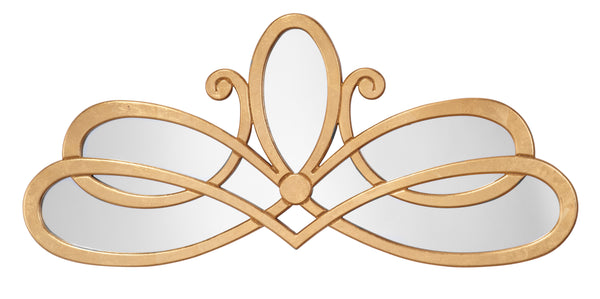 Scroll Mirror, Gold