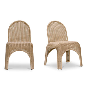 Moe's Kendall Outdoor Dining Chair Set of 2