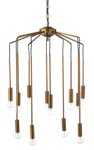 Cascade 12-Light Metal Chandelier