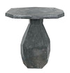 Polyhedron Black Marble Side Table