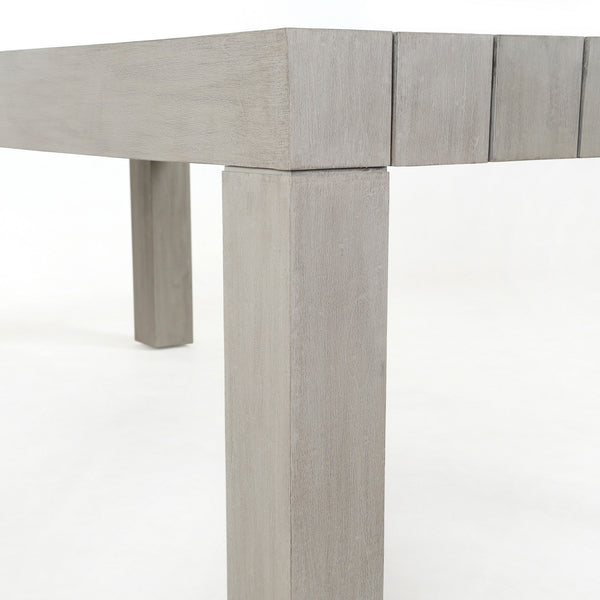 Sonora Outdoor Dining Table In 87" In Grey