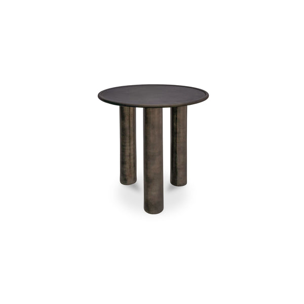 Moe's Deacon Outdoor Side Table in Deep Bronze