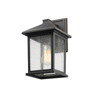 Portland 1 Light Outdoor Wall Light in Oil Rubbed Bronze Finish