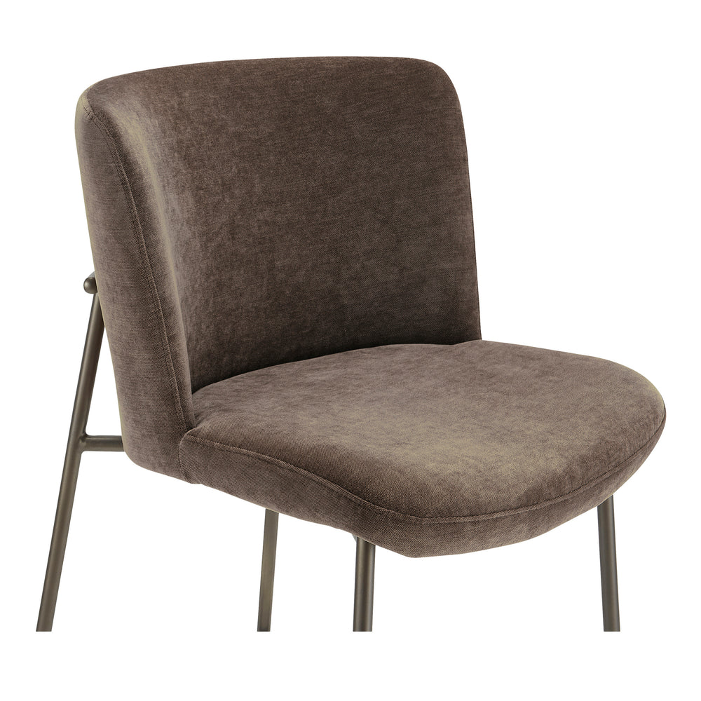 Moe's Early Bar Stool with Upholstered Back