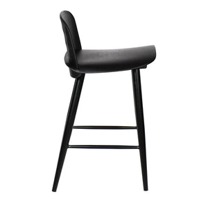 Moe's Looey Counter Stool Set of Two in Black