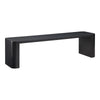 Post Small Dining Bench in Black Oak