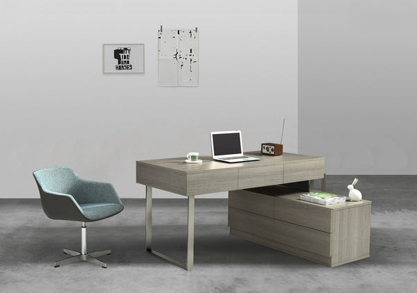 Skylar KD12 Office Desk in Grey