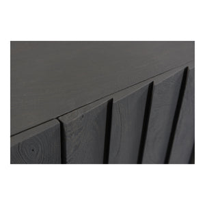 Moe's Brolio Sideboard Charcoal Mango Wood