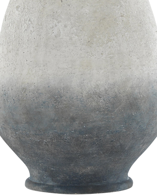Cazalet Table Lamp In Ash Ivory & Blue & Acrylic White