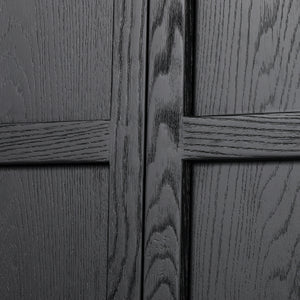 Tolle Panel Door Cabinet In Drifted Mat Blk