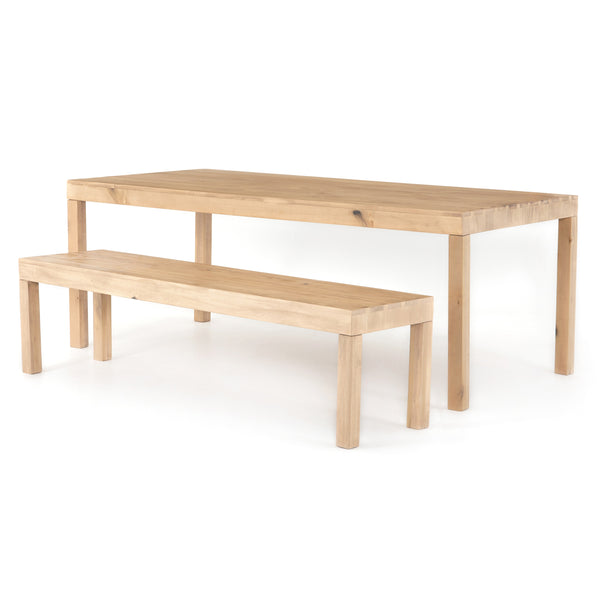 Isador Dining Table In Dry Wash Poplar