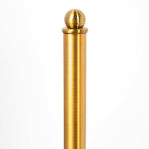 Fragon I (26"H) Gold-Tone Metal Adjustable Cone Shade Table Lamp