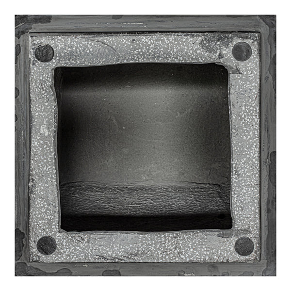 Moe's Kiri Outdoor Side Table in Black Marble