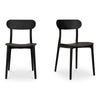 Kent Outdoor Dining Chair Black - Set of Two