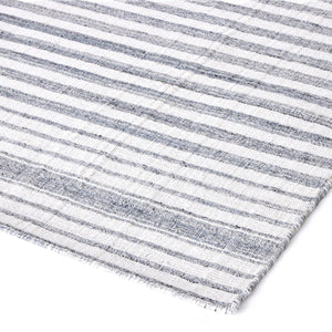 Selena Outdoor Rug In Blue Stripe And 8'x10'