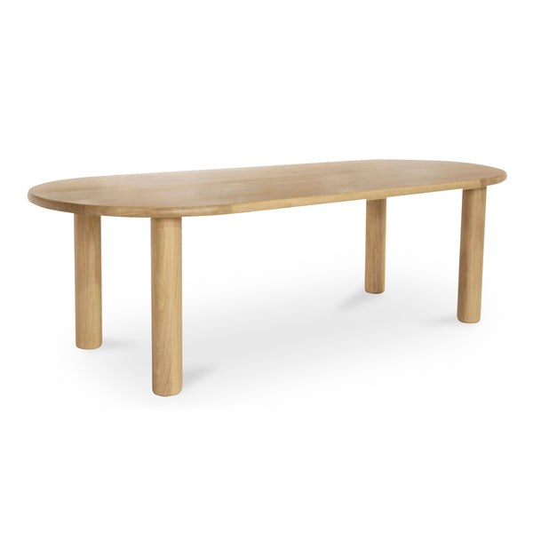 Moe's Milo Large Dining Table in Oak Finish